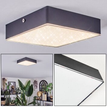 Esmar ceiling light LED black, 1-light source