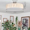 Foggia ceiling light matt nickel, 3-light sources