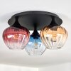 Cem ceiling light blue, yellow, clear, red, 3-light sources