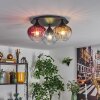 Cem ceiling light blue, yellow, clear, red, 3-light sources