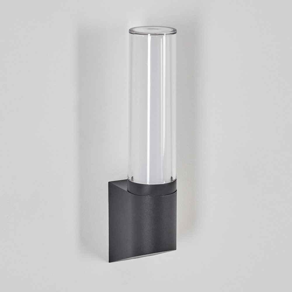 Isara outdoor wall light, wall light LED anthracite, 1-light source