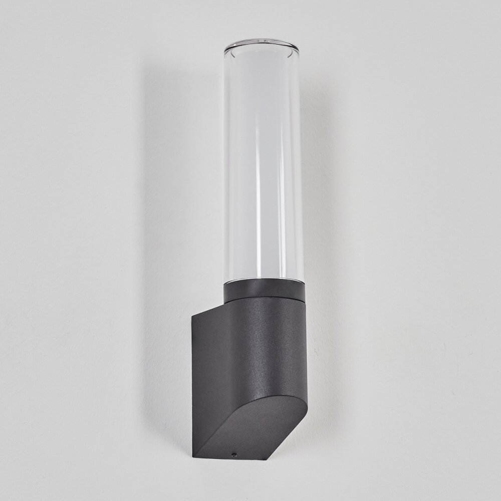 Isara outdoor wall light, wall light LED anthracite, 1-light source