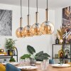 Tador hanging light, globe light, pendant light black, 4-light sources