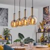 Tador hanging light, globe light, pendant light black, 4-light sources