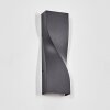 Halan outdoor wall light, Up & Down Light, wall light LED black, 2-light sources