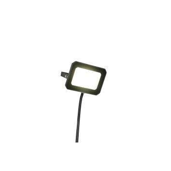 Reality lights FUNCHAL wall light LED black, 1-light source