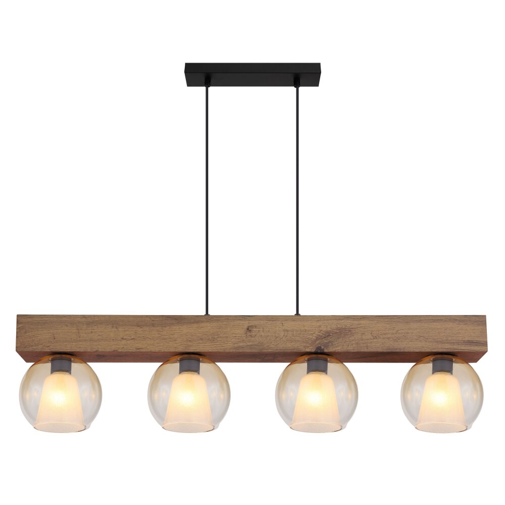 Globo lighting I hanging light Ecru, black, 4-light sources