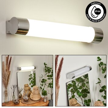 MORGES mirror light LED chrome, 1-light source