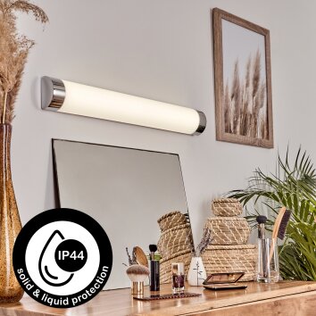 MORGES mirror light LED chrome, white, 1-light source