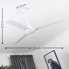 NERJA ceiling fan white