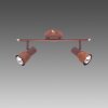 Brilliant LAVA Spotlight copper, 2-light sources