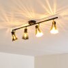 VANTAA ceiling light black-gold, 4-light sources