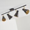 VANTAA ceiling light black-gold, 4-light sources