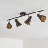 VANTAA ceiling light black-gold, 4-light sources