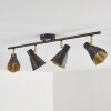 VANTAA ceiling light black-gold, 4-light sources