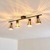 VANTAA ceiling light black-gold, 4-light sources