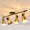 VANTAA ceiling light black-gold, 4-light sources