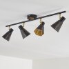 VANTAA ceiling light black-gold, 4-light sources