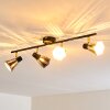 VANTAA ceiling light black-gold, 4-light sources