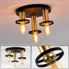 Alvesta Ceiling Light gold, brass, black, 3-light sources