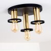 Alvesta Ceiling Light gold, brass, black, 3-light sources