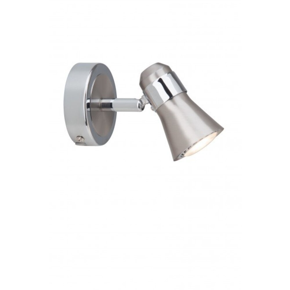 Brilliant SANNY wall spotlight iron, 1-light source