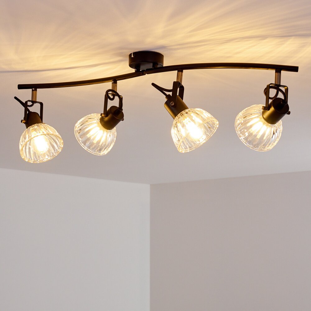 Bohemia Ceiling Light black, 4-light sources