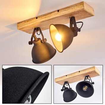 Svanfolk Ceiling Light Light wood, 2-light sources