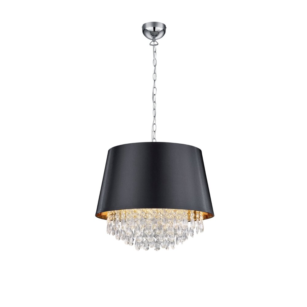 Trio-Leuchten Loreley Pendant Light chrome, 3-light sources