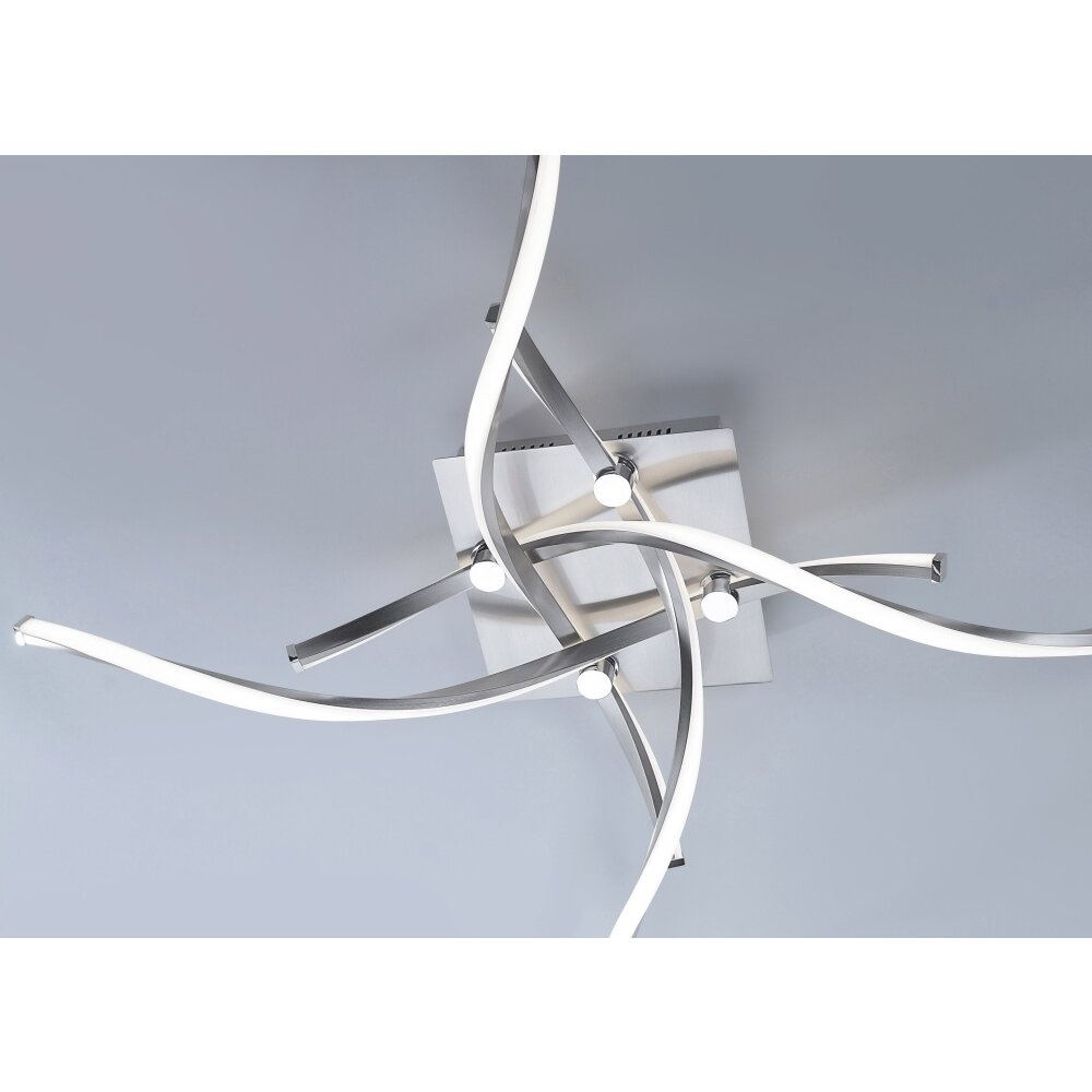 Paul Neuhaus Wellington Ceiling Light LED aluminium, 4-light sources