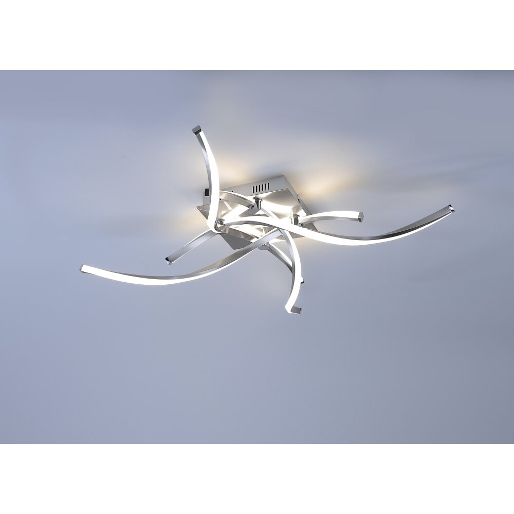 Paul Neuhaus Wellington Ceiling Light LED aluminium, 4-light sources