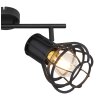 Globo CLASTRA Spotlight black, 2-light sources