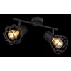 Globo CLASTRA Spotlight black, 2-light sources