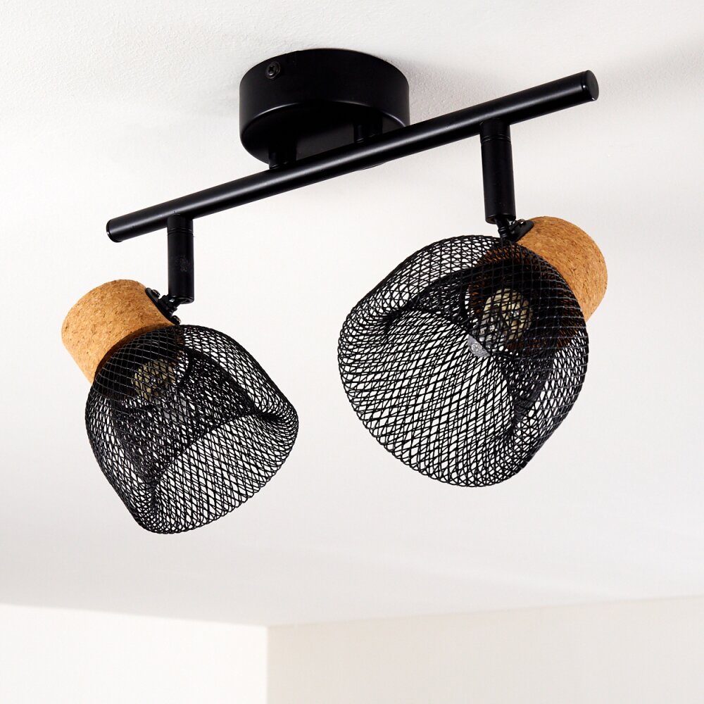 Ceiling Light Grongroft Light wood, black, 2-light sources