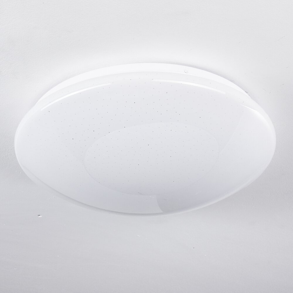 Brighton STAR Ceiling light LED white, 1-light source, Remote control, Colour changer
