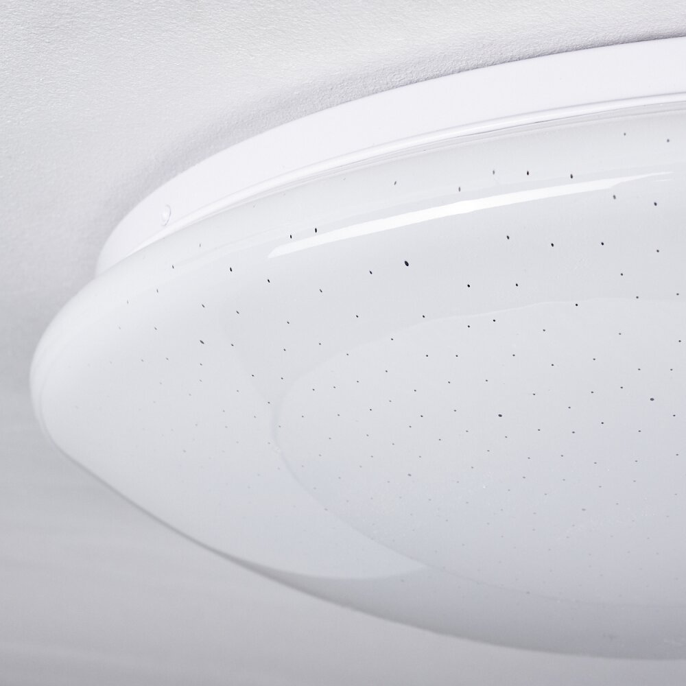Brighton STAR Ceiling light LED white, 1-light source, Remote control, Colour changer