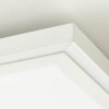 Brilliant LANETTE Ceiling mounting panel LED white, 1-light source, Remote control, Colour changer