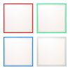 Brilliant LANETTE Ceiling mounting panel LED white, 1-light source, Remote control, Colour changer