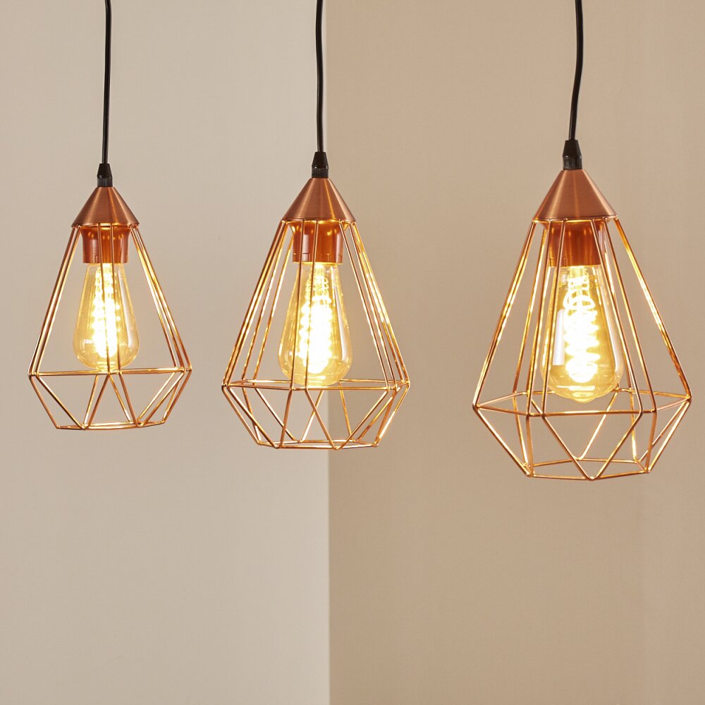 LYSSONS Pendant Light black, 3-light sources