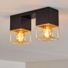 AGAWAM Ceiling Light black, 2-light sources