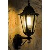 Lutec BRISTOL outdoor wall light black, transparent, clear, 1-light source, Motion sensor