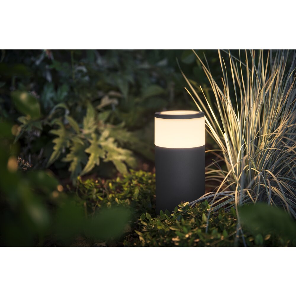 Philips hue calla white & color ambiance deals outdoor pathway light base kit plus extension