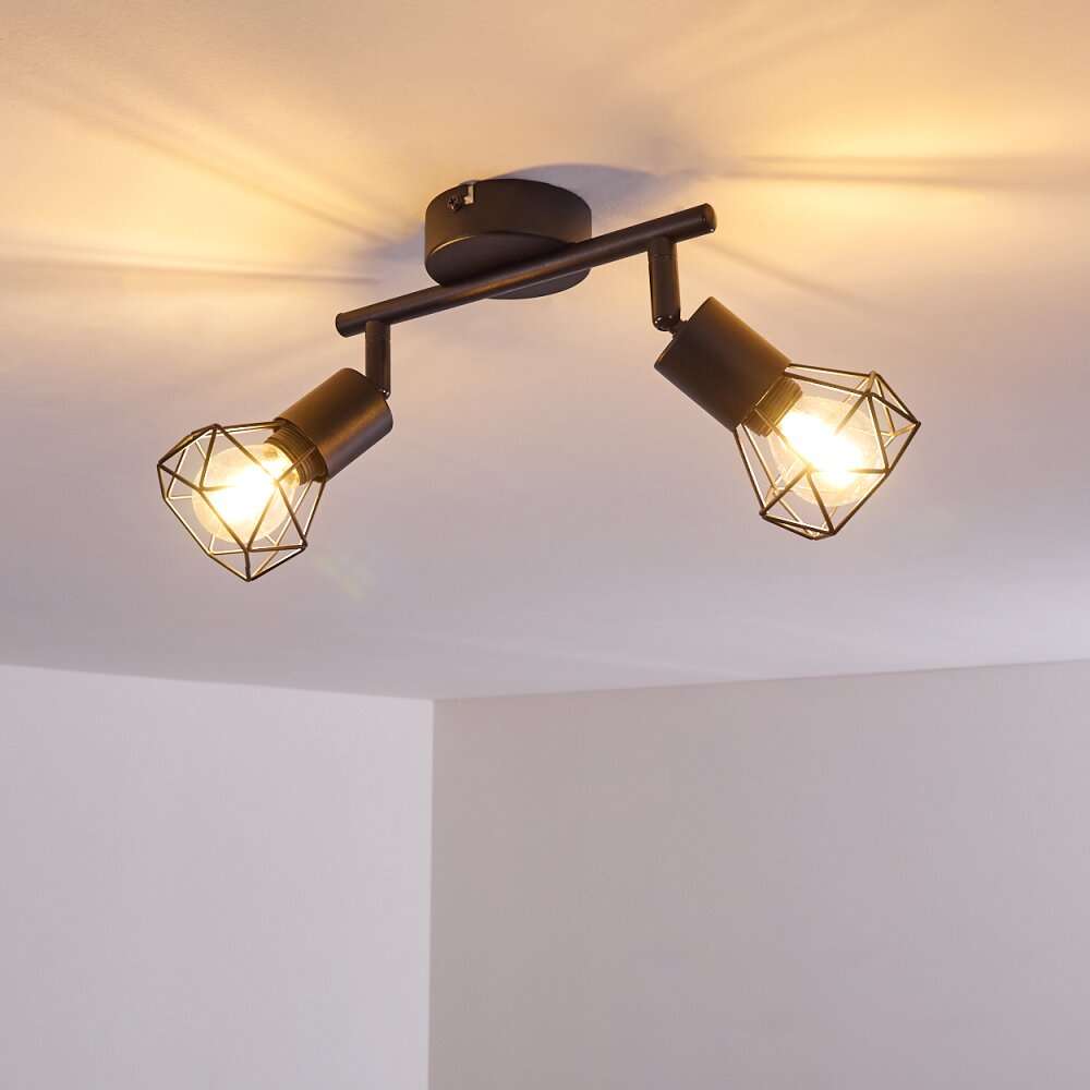 Baripada Ceiling Light black, 2-light sources