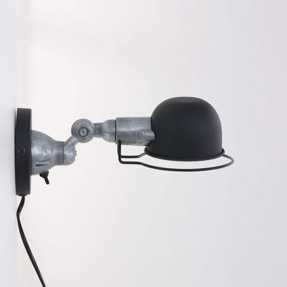 Steinhauer Darvin Wall Light grey, black, 1-light source