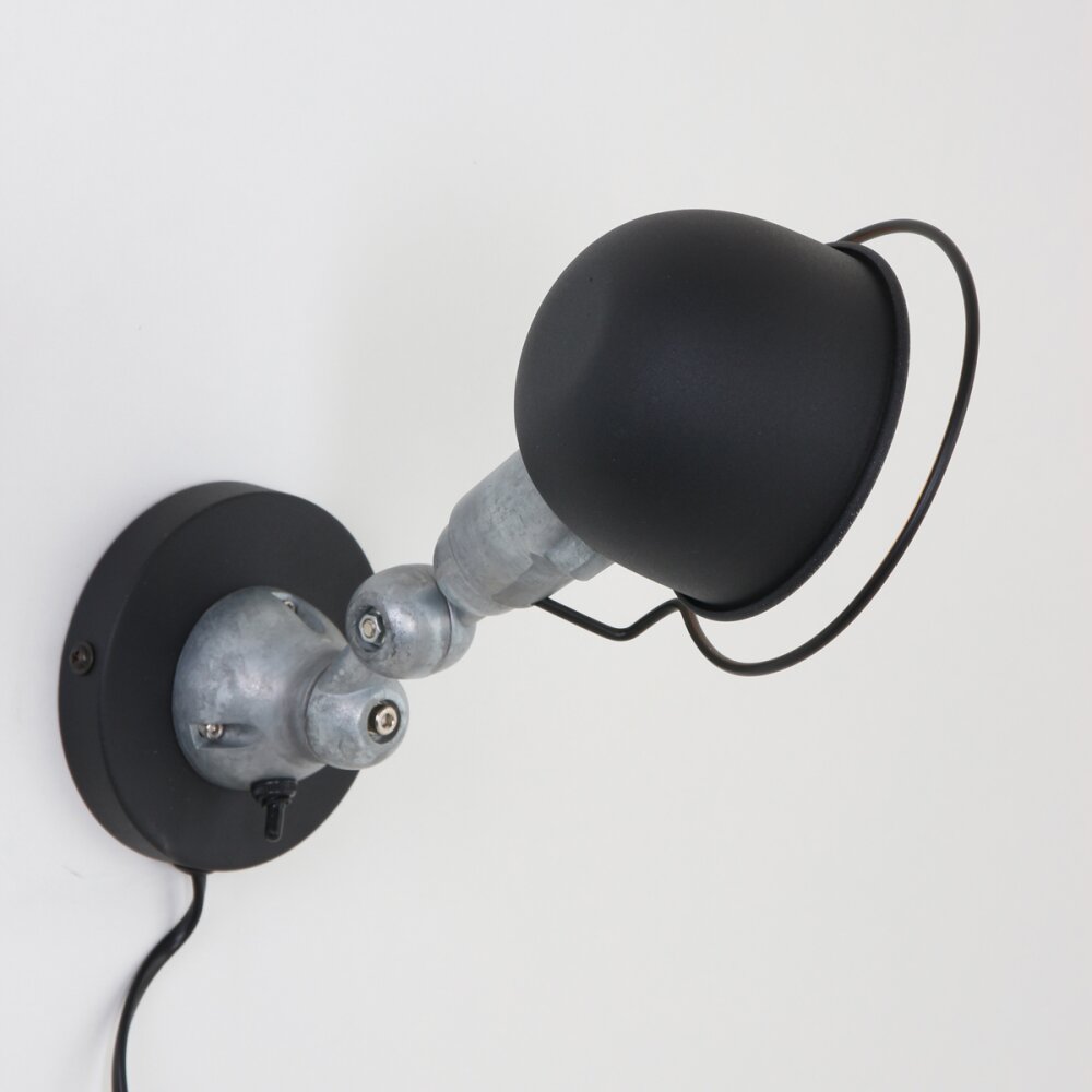 Steinhauer Darvin Wall Light grey, black, 1-light source