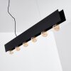 Fria Pendant Light black, 6-light sources