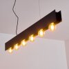 Fria Pendant Light black, 6-light sources