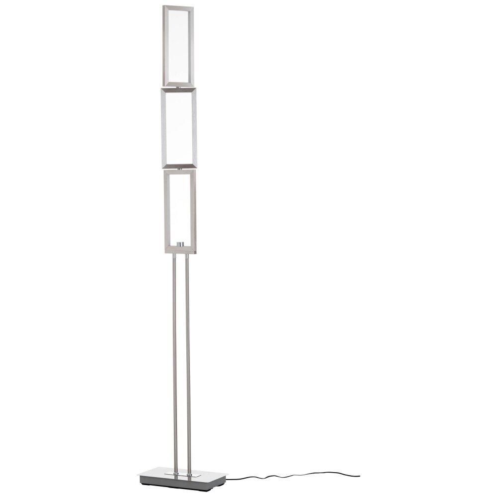 Brilliant LIVING TUNAR Floor Lamp LED aluminium, 1-light source