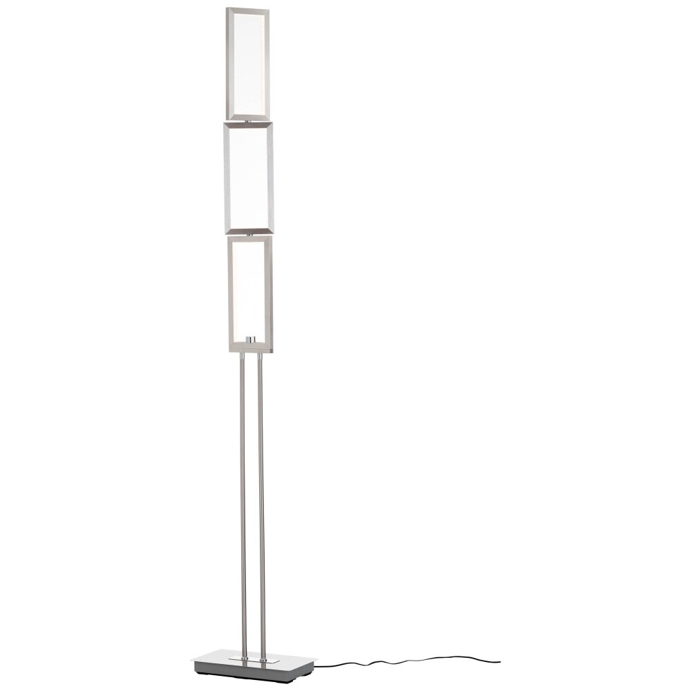 Brilliant LIVING TUNAR Floor Lamp LED aluminium, 1-light source