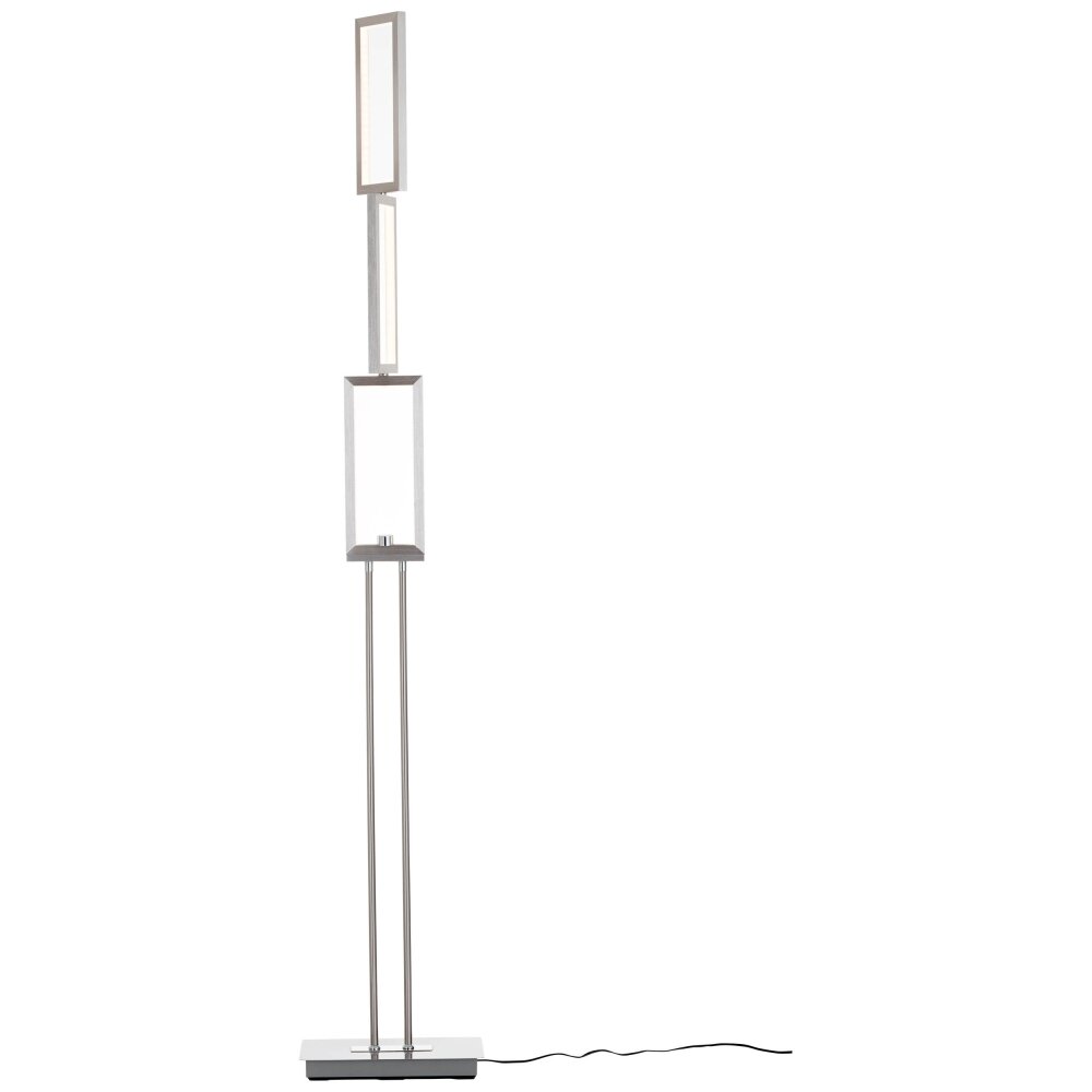 Brilliant LIVING TUNAR Floor Lamp LED aluminium, 1-light source